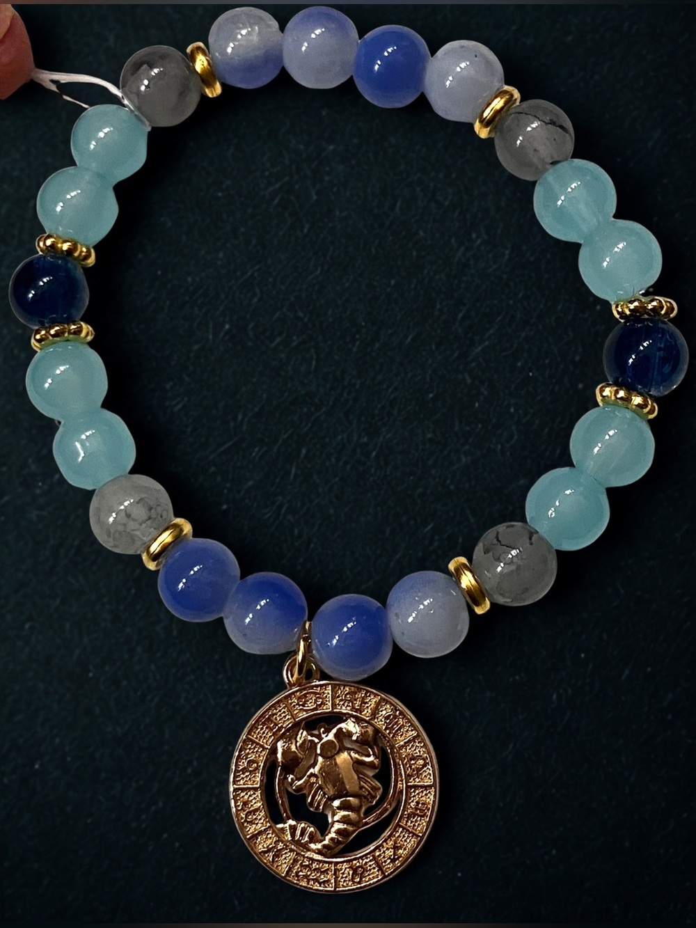 CANCER ♋️ RUBY REYNA’s limited edition zodiac glass beaded bracelet